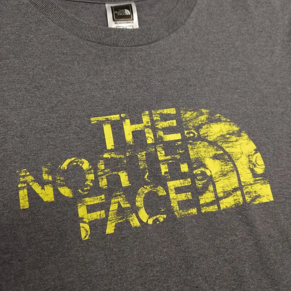 The North Face Crew Neck Short Sleeve Graphic T Shirt Mens Size Small S Gray